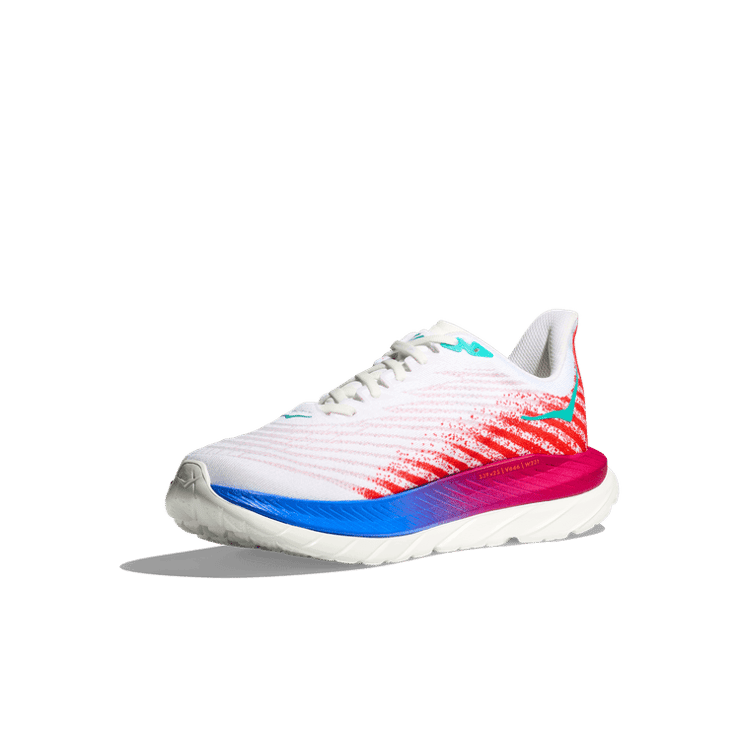 Hoka One One Mach 5 'White Flame' Angle 1
