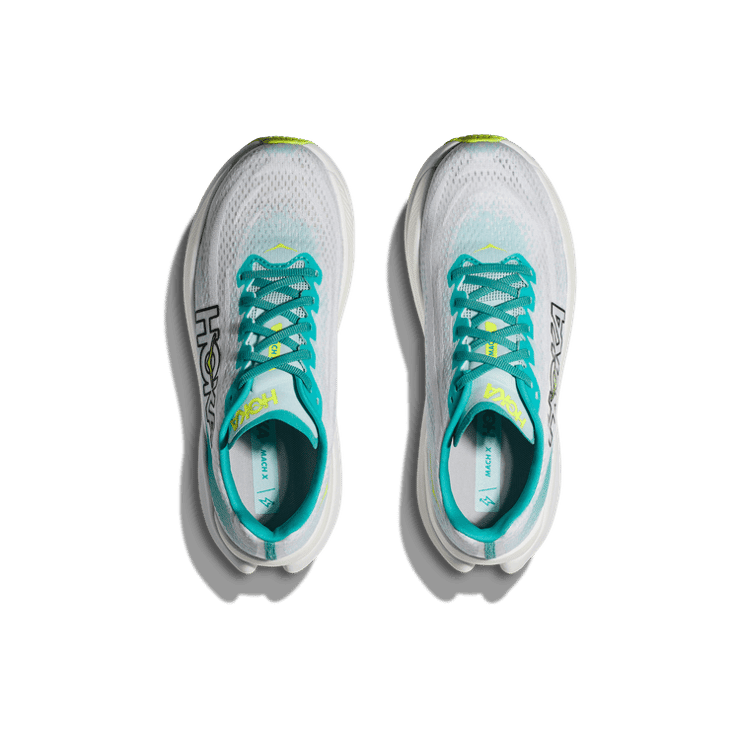 Hoka One One Mach X 'White Blue Glass' Angle 0