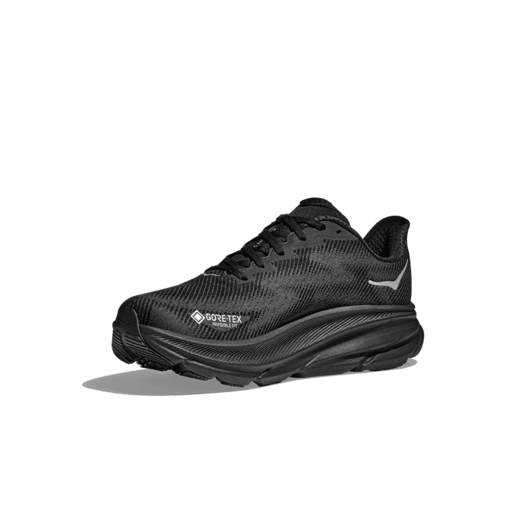 Hoka One One Clifton 9 GORE-TEX 'Triple Black' Angle 1