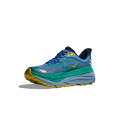 Hoka One One Stinson 7 'Virtual Blue Tech Green' (W) Angle 1