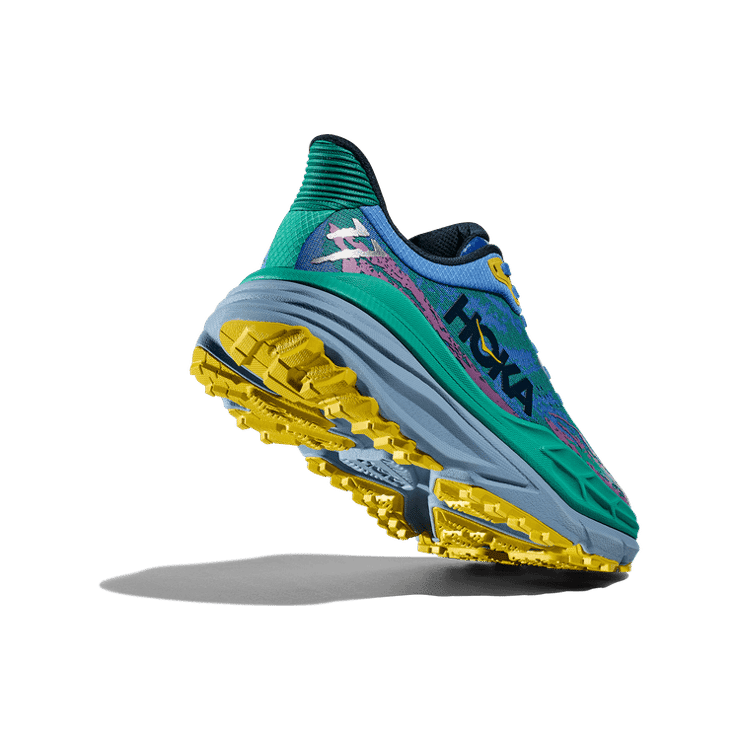Hoka One One Stinson 7 'Virtual Blue Tech Green' (W) Angle 2