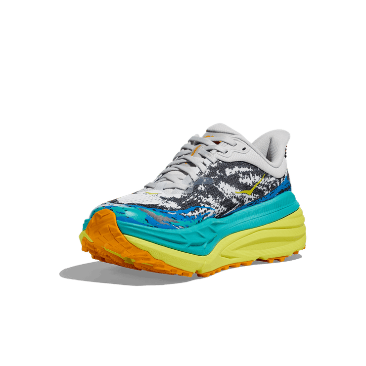 Hoka One One Stinson 7 'White Evening Primrose' Angle 1