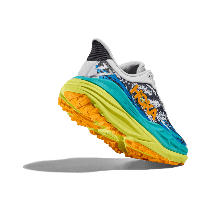 Hoka One One Stinson 7 'White Evening Primrose' Angle 2