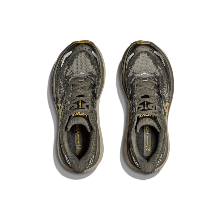 Hoka One One Stinson 7 'Olive Haze Forest Cover' Angle 0
