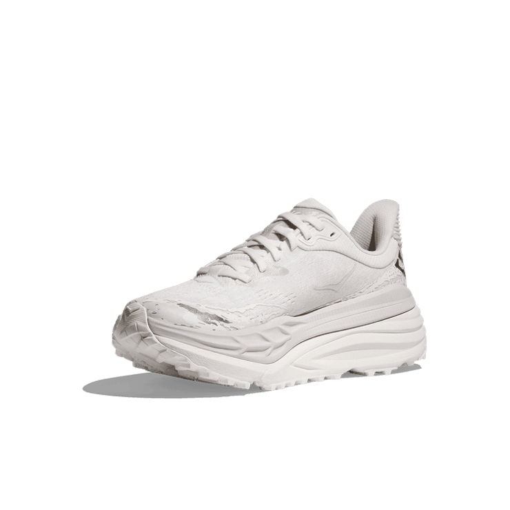 Hoka One One Stinson 7 'Triple White' Angle 1