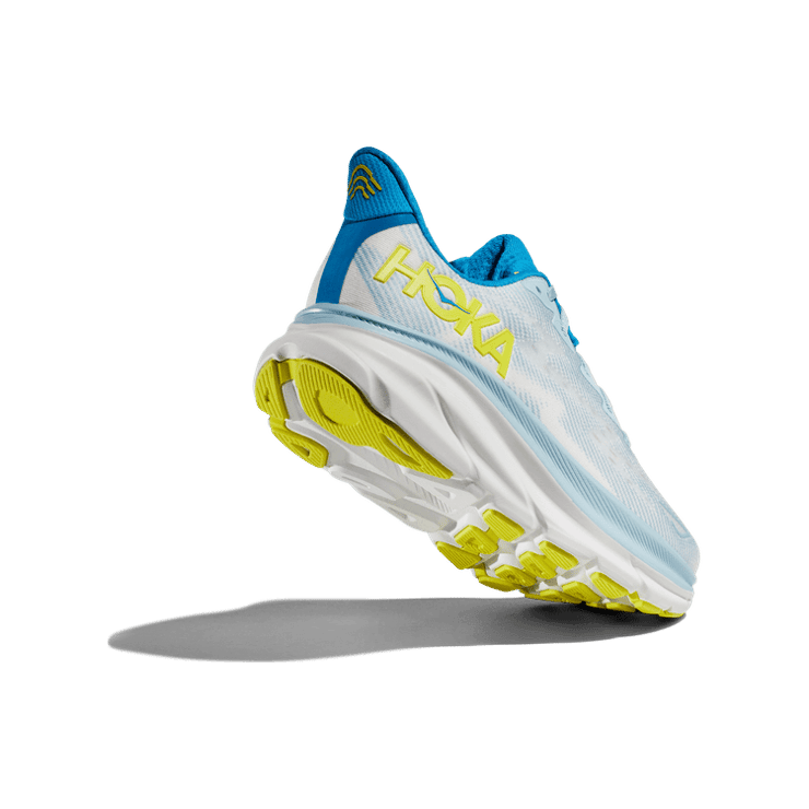Hoka One One Clifton 9 'Ice Water Evening Primrose' Angle 2