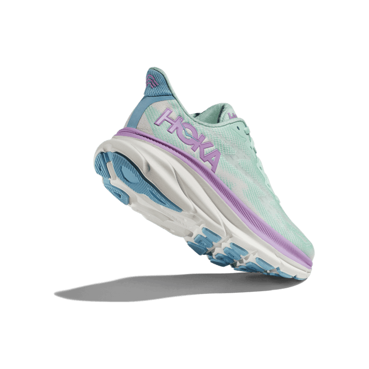 Hoka One One Clifton 9 'Sunlit Ocean Lilac Mist' (W) Angle 2