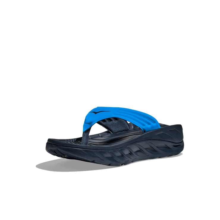 Hoka One One Ora Recovery Flip Slide 'Diva Blue Outer Space' Angle 1