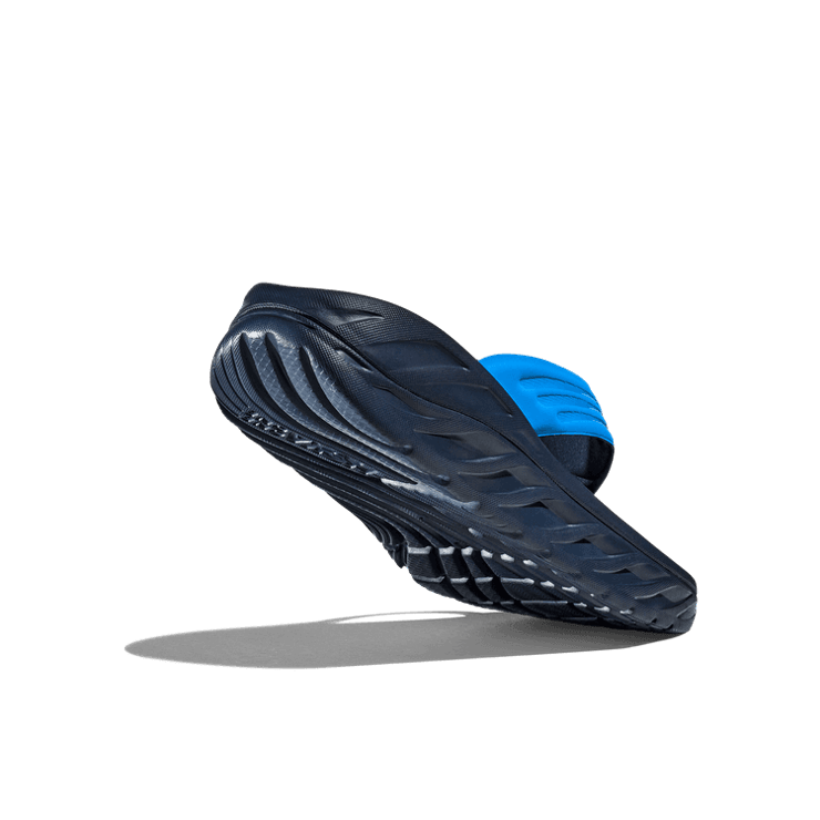 Hoka One One Ora Recovery Flip Slide 'Diva Blue Outer Space' Angle 2