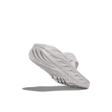 Hoka One One Ora Recovery Flip Slide 'Lunar Rock White' Angle 2