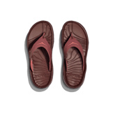 Hoka One One Ora Recovery Flip Slide 'Spice Raisin' Angle 0