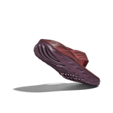 Hoka One One Ora Recovery Flip Slide 'Spice Raisin' Angle 2
