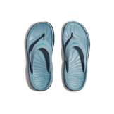 Hoka One One Ora Recovery Flip Slide 'Stone Blue' Angle 0