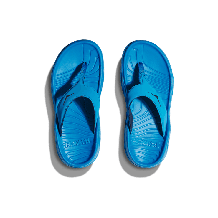 Hoka One One Ora Recovery Flip Slide 'Diva Blue' (W) Angle 0