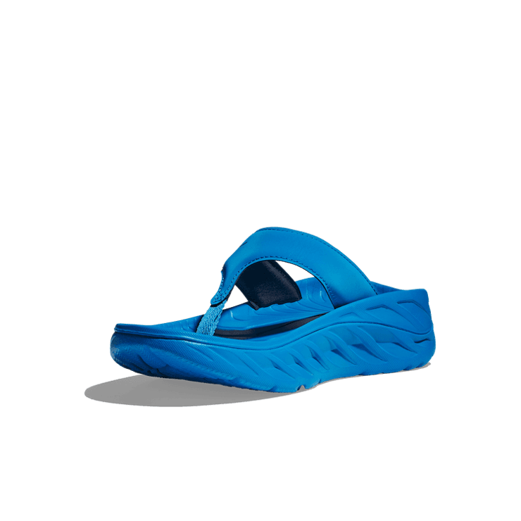 Hoka One One Ora Recovery Flip Slide 'Diva Blue' (W) Angle 1