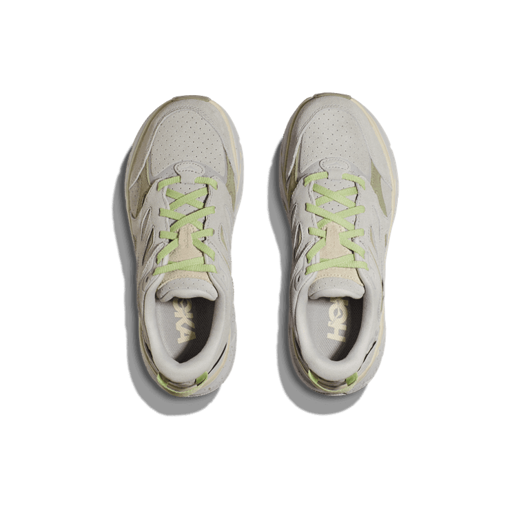 Hoka One One Clifton L Suede 'Vaporous Barley' Angle 0