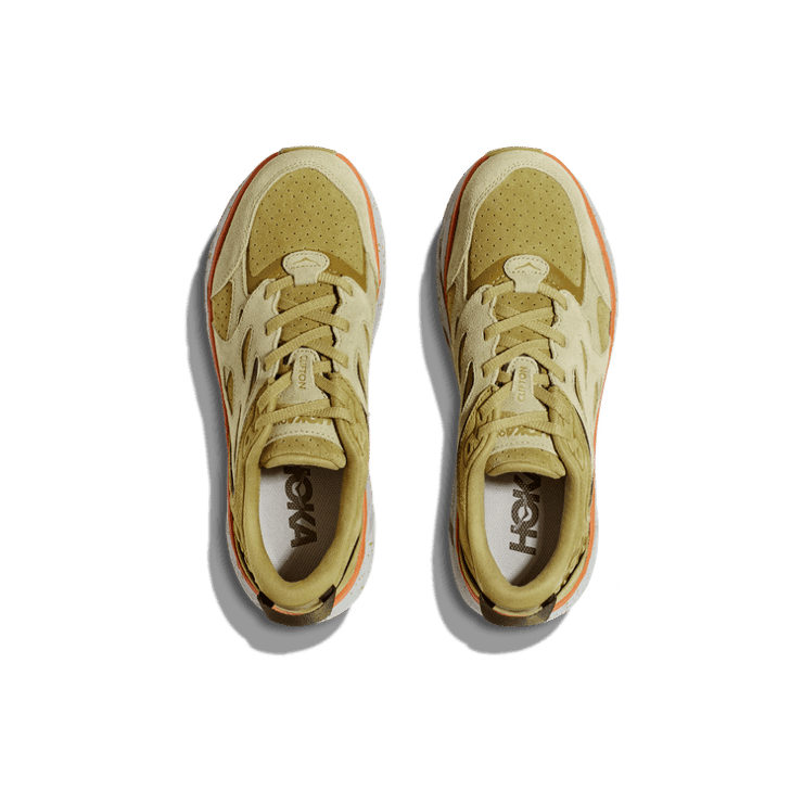 Hoka One One Clifton L Suede 'Golden Lichen' Angle 0