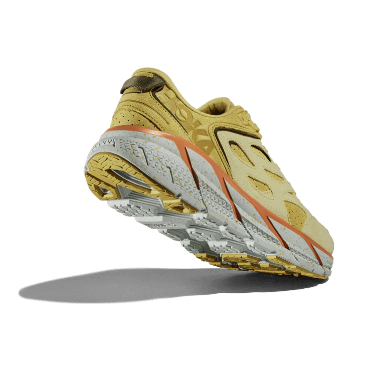 Hoka One One Clifton L Suede 'Golden Lichen' Angle 2