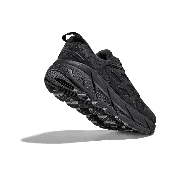 Hoka One One Clifton L Suede 'Triple Black' Angle 2