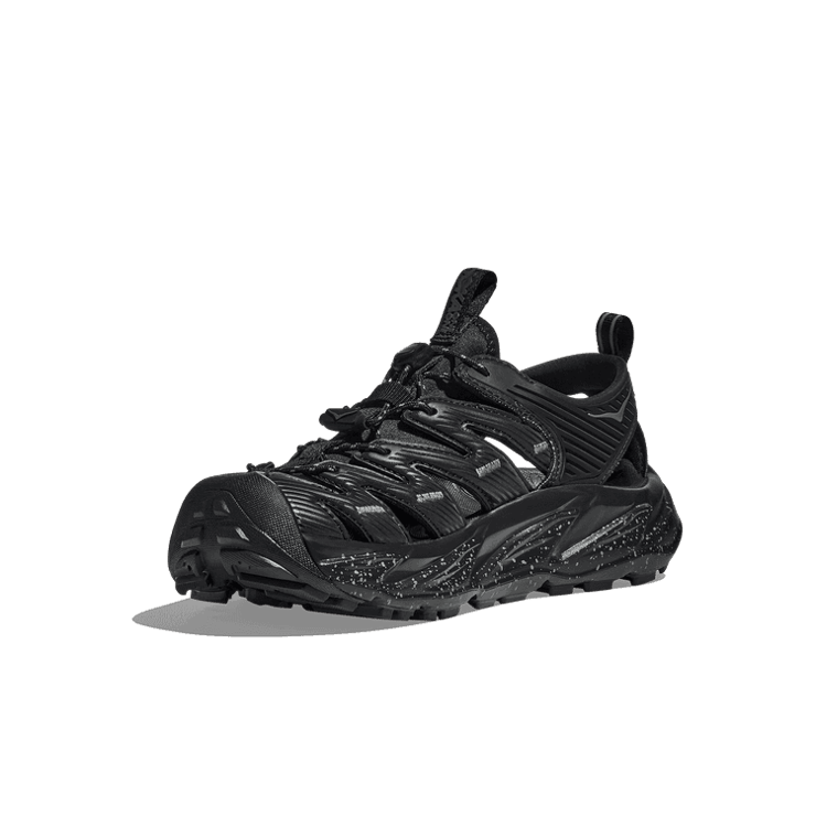 Hoka One One Hopara Sandal 'Black Castlerock' Angle 1