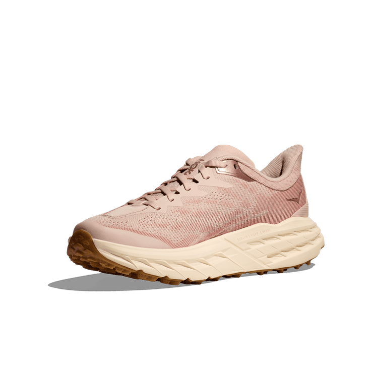 Hoka One One Speedgoat 5 'Cream Sandstone' (W) Angle 1