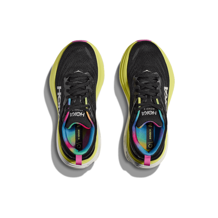 Hoka One One Bondi 8 'Black Rainbow' Angle 0