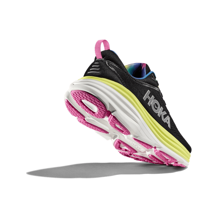 Hoka One One Bondi 8 'Black Rainbow' Angle 2
