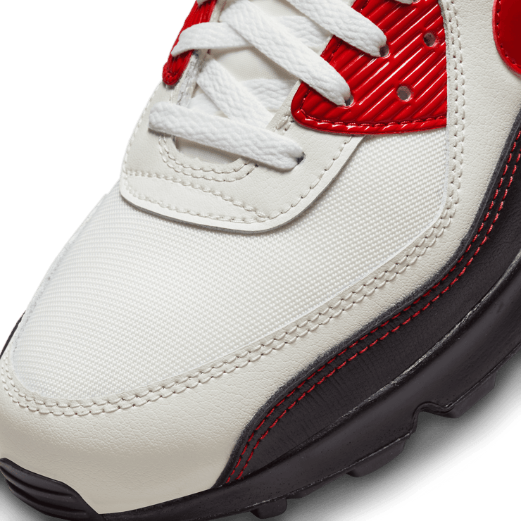 Nike Air Max 90 Sail University Red Black Angle 4