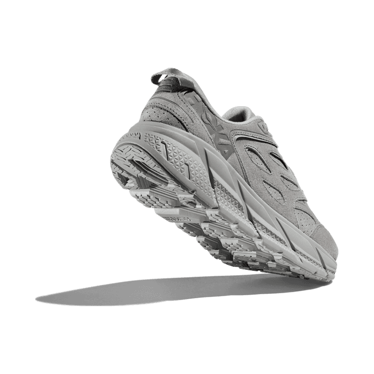 Hoka One One Clifton L Suede 'Limestone' Angle 2
