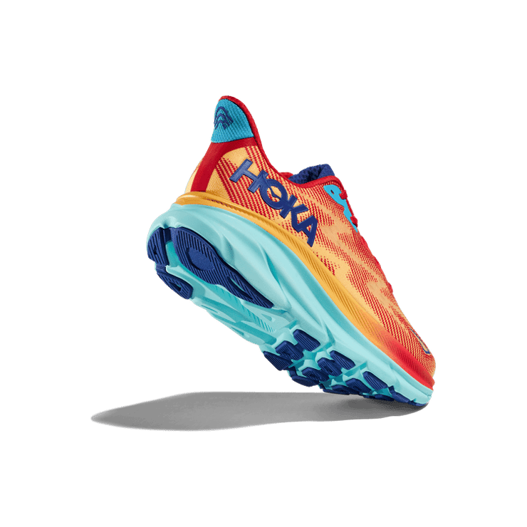 Hoka One One Clifton 9 'Cerise Cloudless' Angle 2