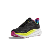 Hoka One One Clifton 9 'Black Rainbow' Angle 1