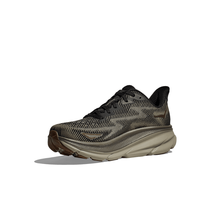 Hoka One One Clifton 9 'Black Slate' Angle 1