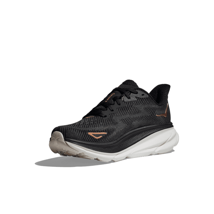 Hoka One One Clifton 9 'Black Rose Gold' (W) Angle 1