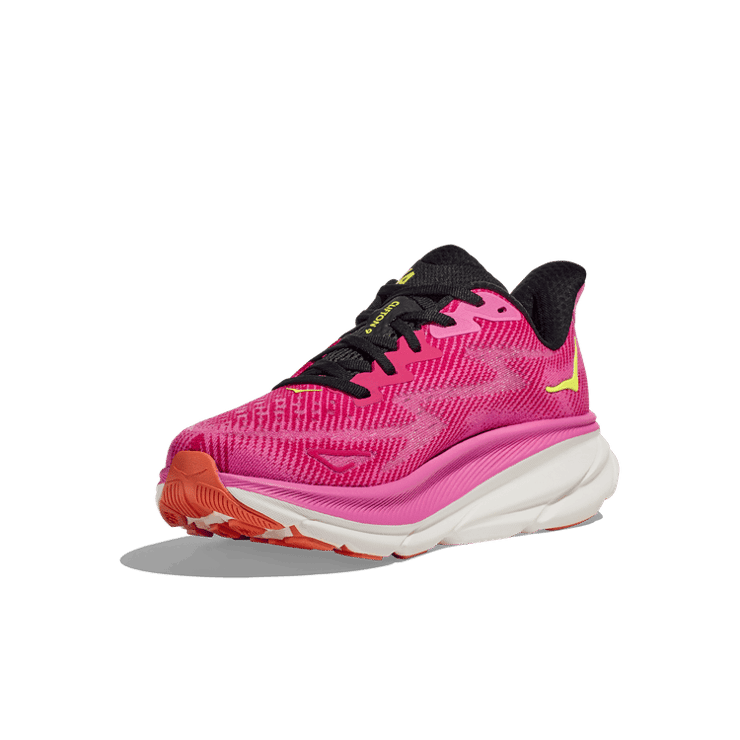 Hoka One One Clifton 9 'Raspberry Strawberry' (W) Angle 1