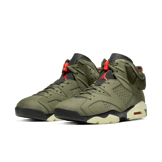 Air Jordan 6 Retro Travis Scott Olive Angle 2