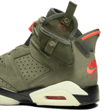 Air Jordan 6 Retro Travis Scott Olive Angle 7