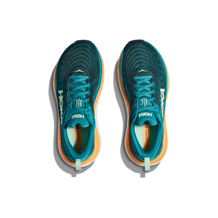 Hoka One One Gaviota 5 'Deep Lagoon Sherbet' Angle 0