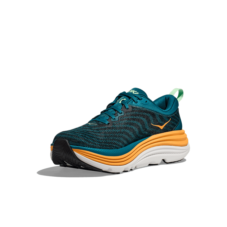 Hoka One One Gaviota 5 'Deep Lagoon Sherbet' Angle 1