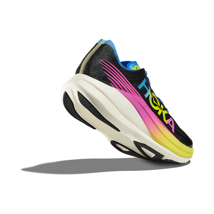 Hoka One One Rocket X 2 'Black Rainbow' Angle 2