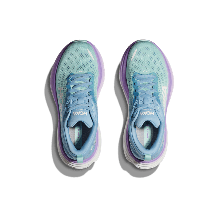 Hoka One One Bondi 8 'Airy Blue Sunlit Ocean' (W) Angle 0