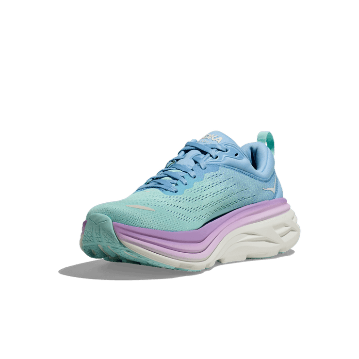 Hoka One One Bondi 8 'Airy Blue Sunlit Ocean' (W) Angle 1