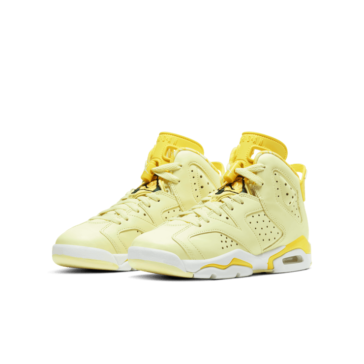 Air Jordan 6 Retro Dynamic Yellow Floral (GS) Angle 2