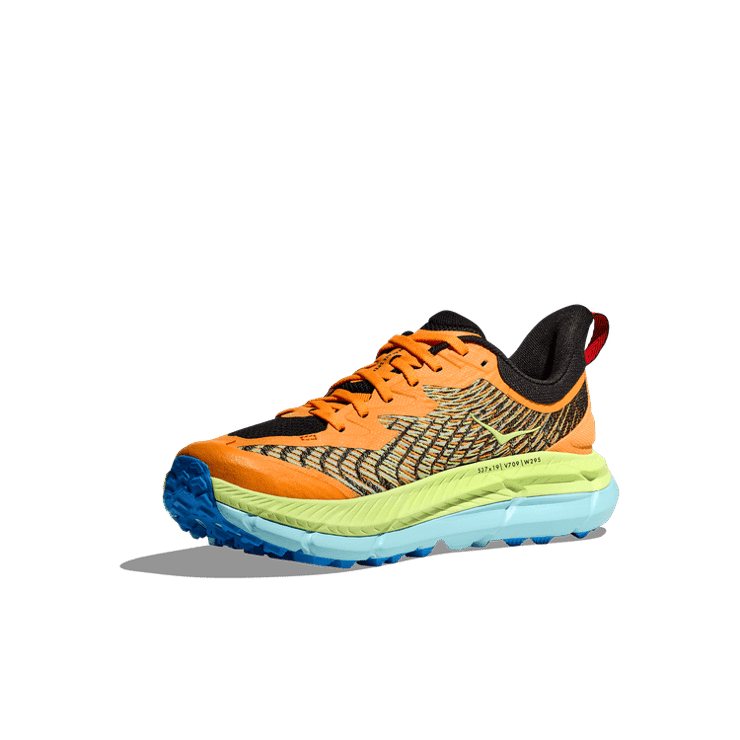 Hoka One One Mafate Speed 4 'Solar Flare Lettuce' Angle 1