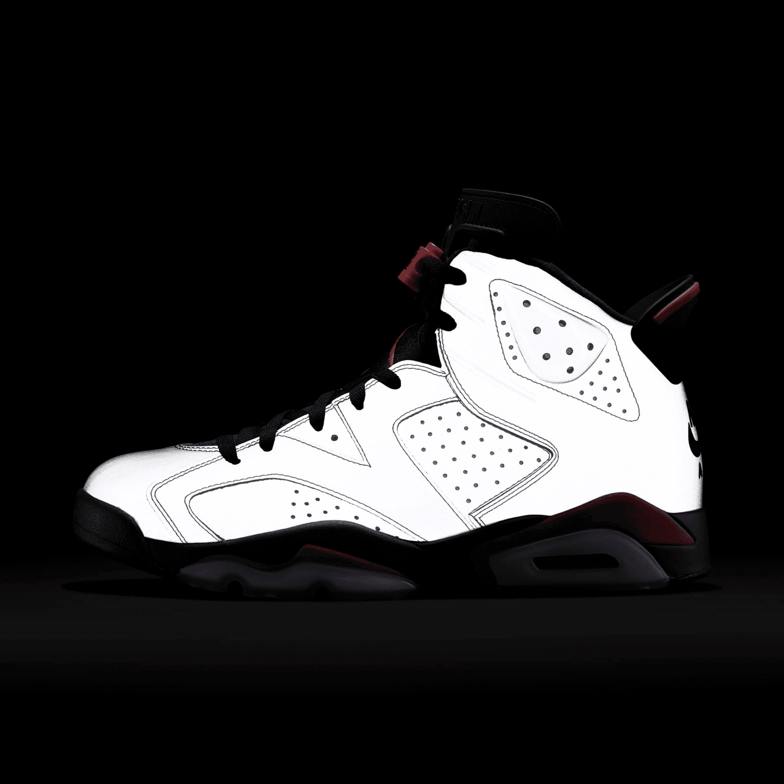 reflective jordan 6s