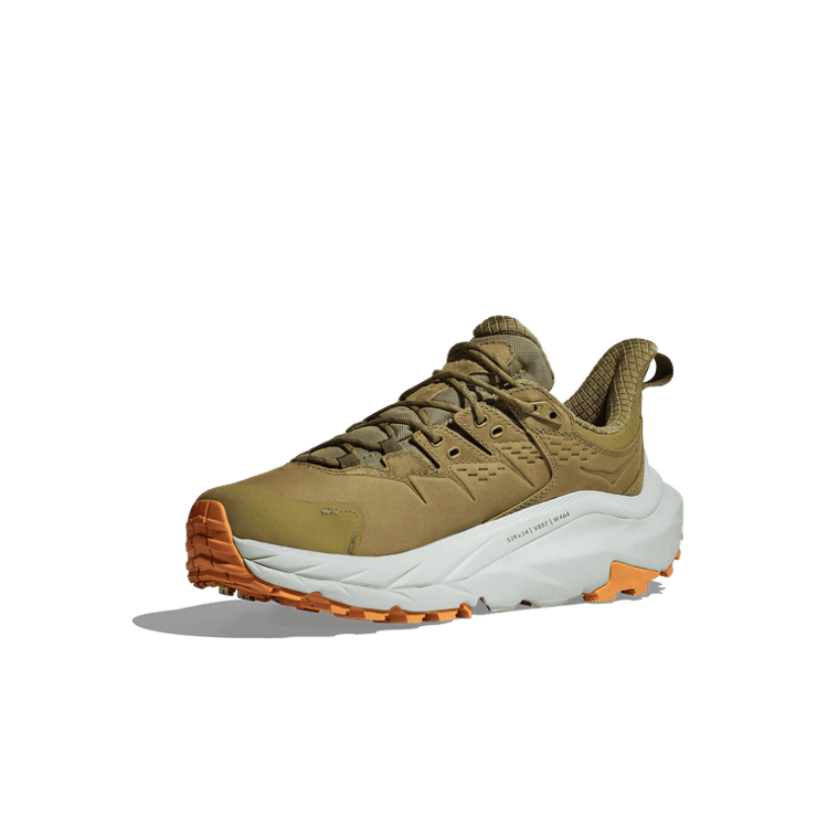 Hoka One One Kaha 2 Low GORE-TEX 'Green Moss' Angle 1