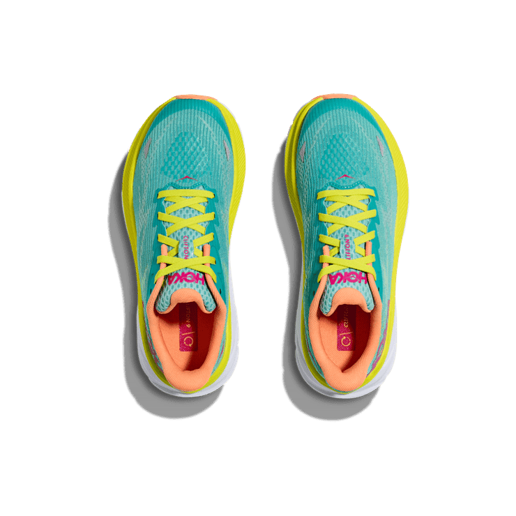 Hoka One One Clifton 9 'Ceramic Evening Primrose' (GS) Angle 0