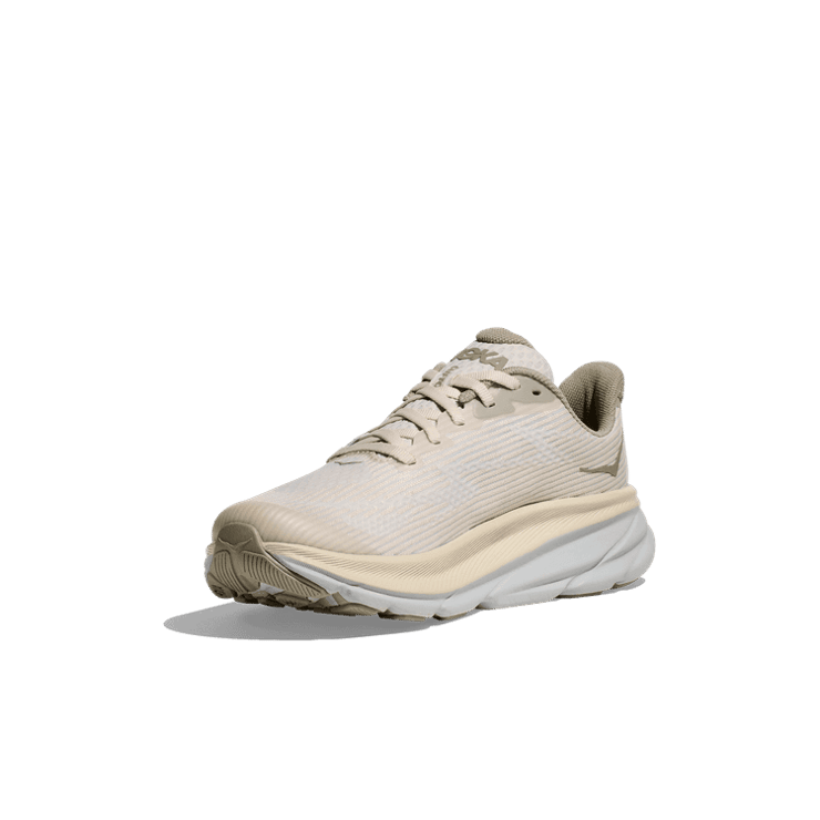 Hoka One One Clifton 9 'Oat Milk Barley' (GS) Angle 1