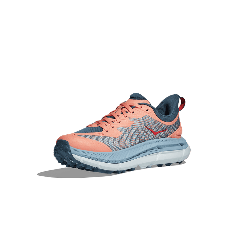 Hoka One One Mafate Speed 4 'Papaya Real Teal' (W) Angle 1