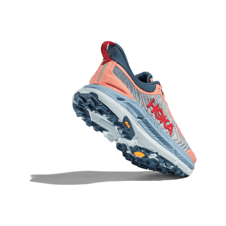 Hoka One One Mafate Speed 4 'Papaya Real Teal' (W) Angle 2