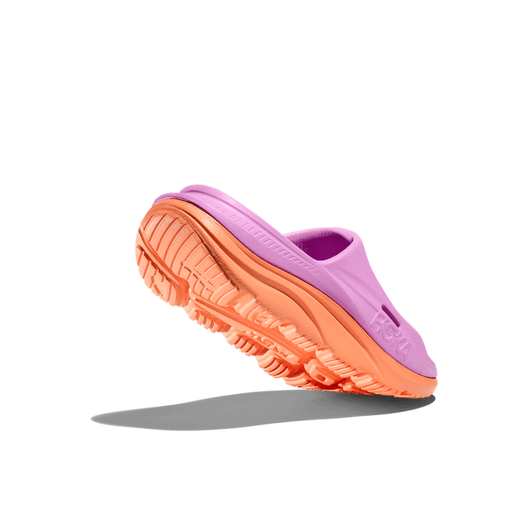 Hoka One One Ora Recovery Slide 3 'Cyclamen Mock Orange' (GS) Angle 2